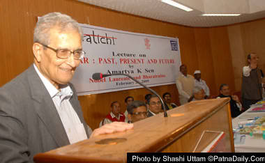 amartya sen1 Amartya Sen on Bihar:past, present and future